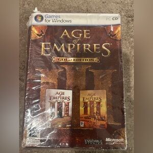 Age of Empires III 3: Gold Edition PC New Sealed